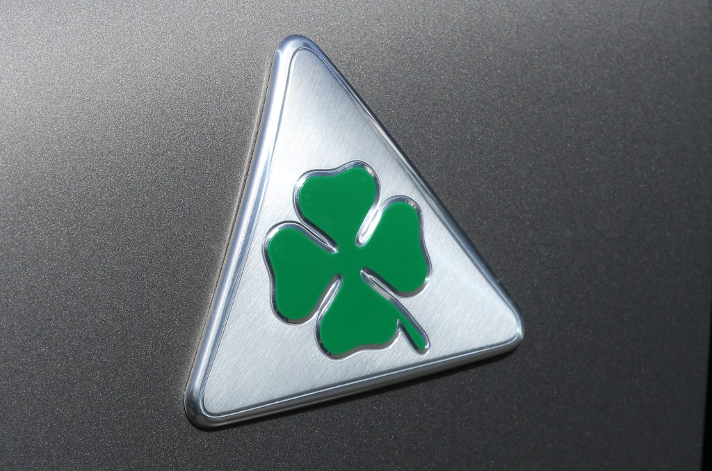 Alfa Romeo MiTo QV badge (2015)