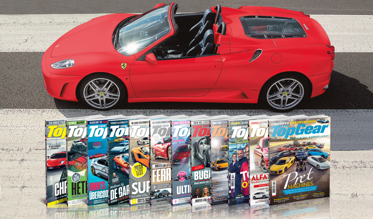 rondje Ferrari-rijden bij TopGear
