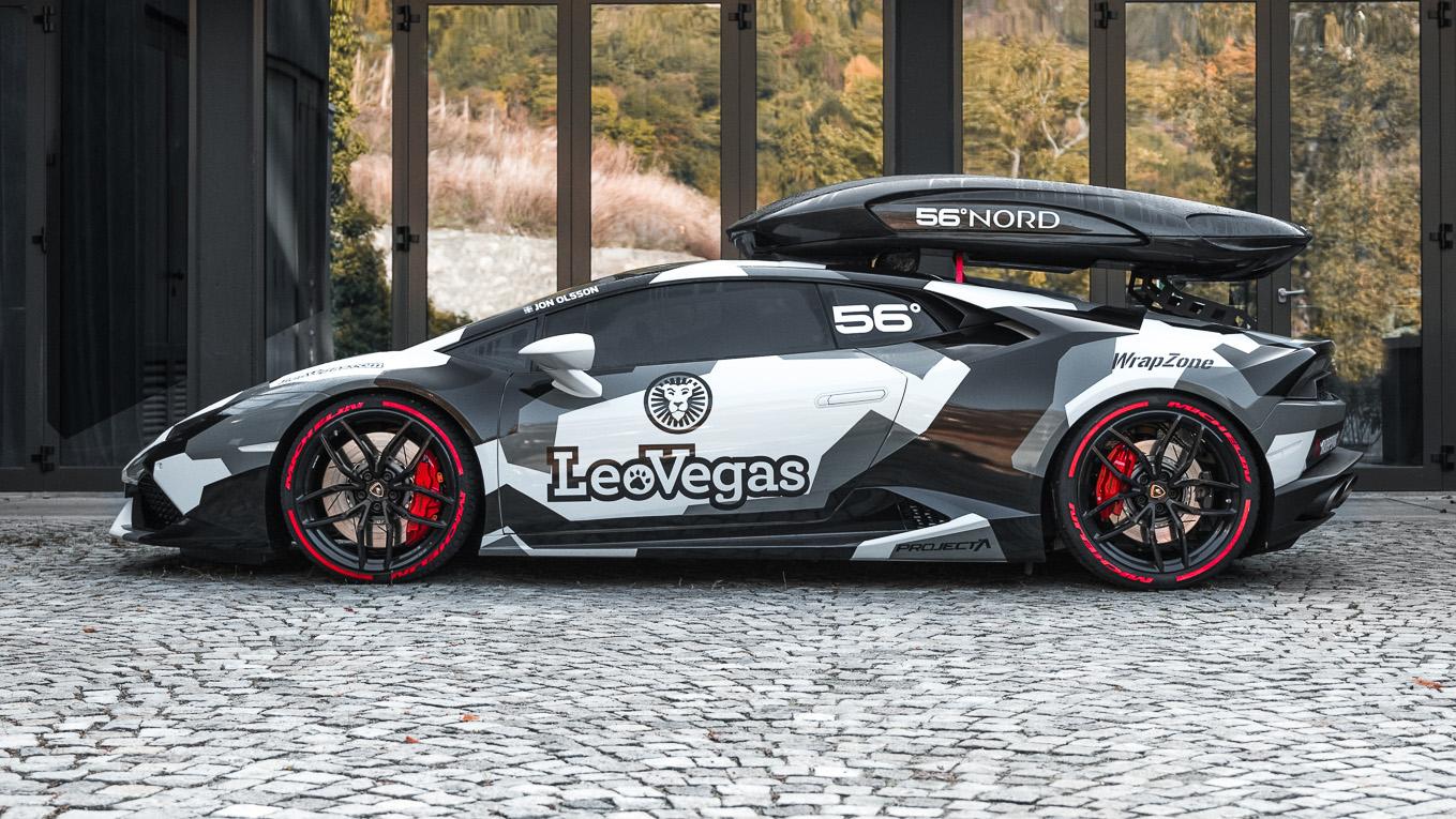 800 pk sterke Huracán van Jon Olsson