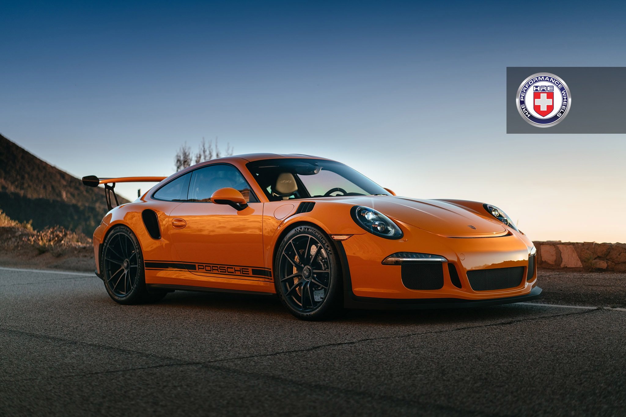 Porsche 911 GT3 RS op HRE P104