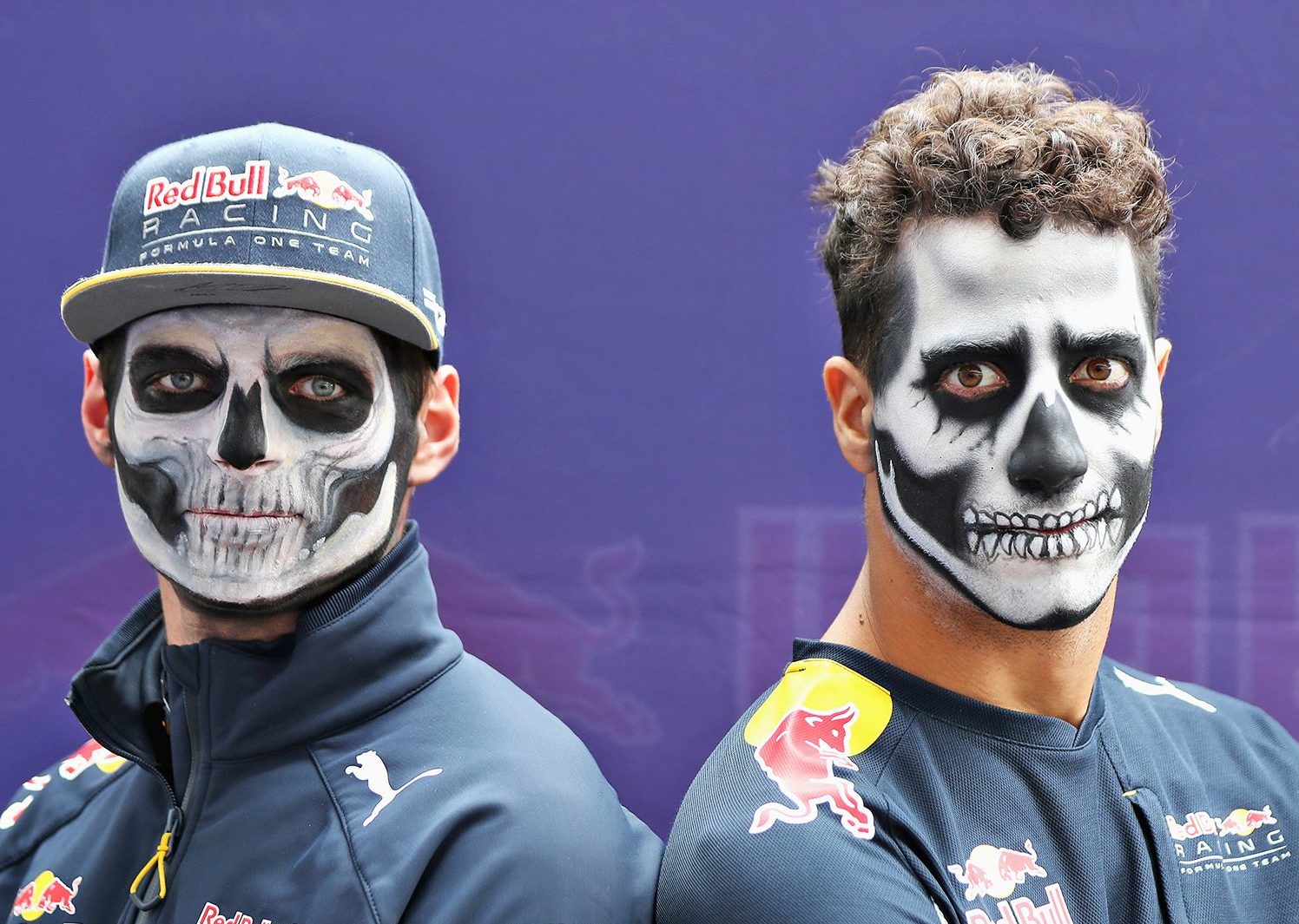 Max Verstappen in de make-up