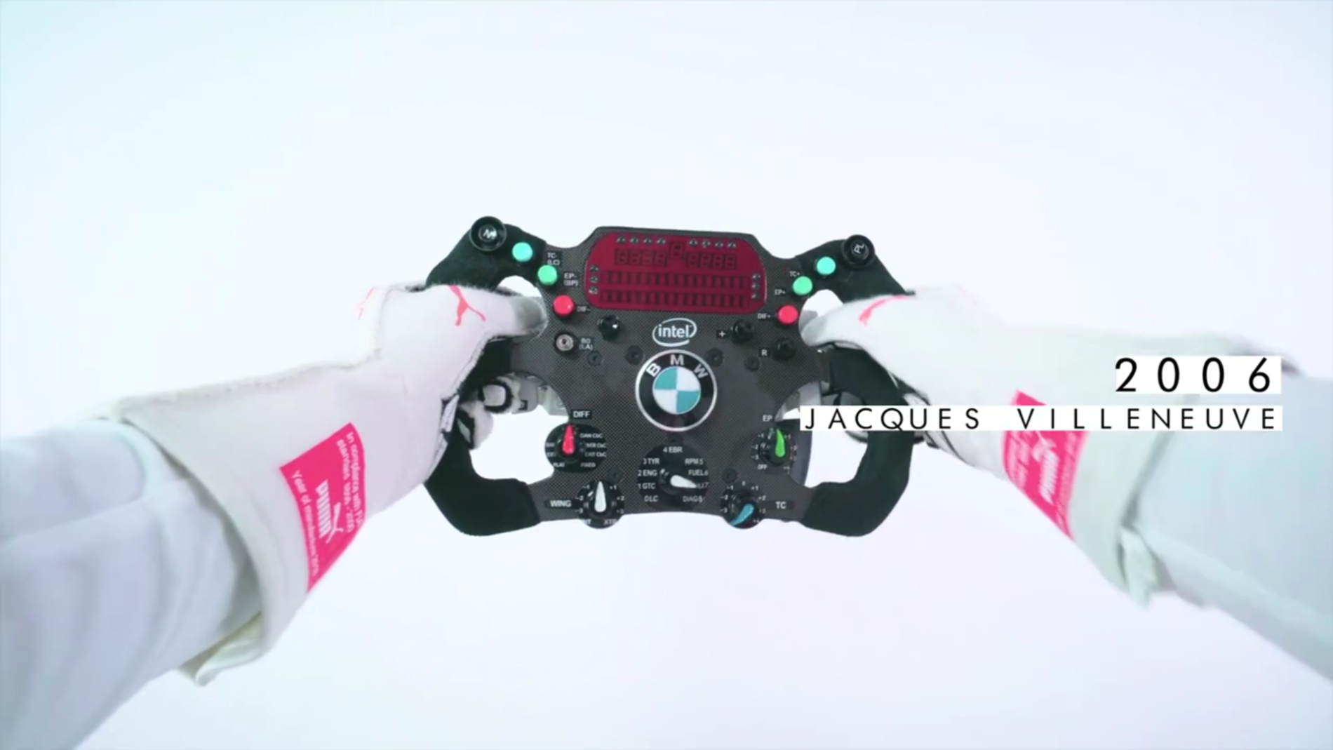 Evolutie van het F1-stuur