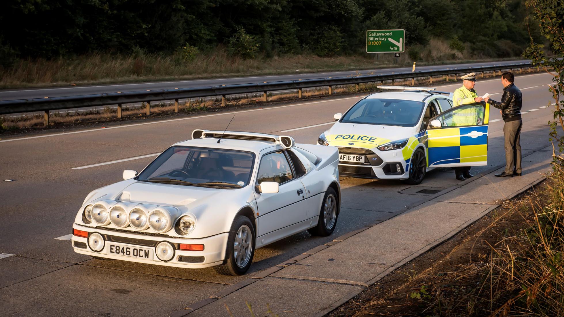 Ford Focus RS als politieauto