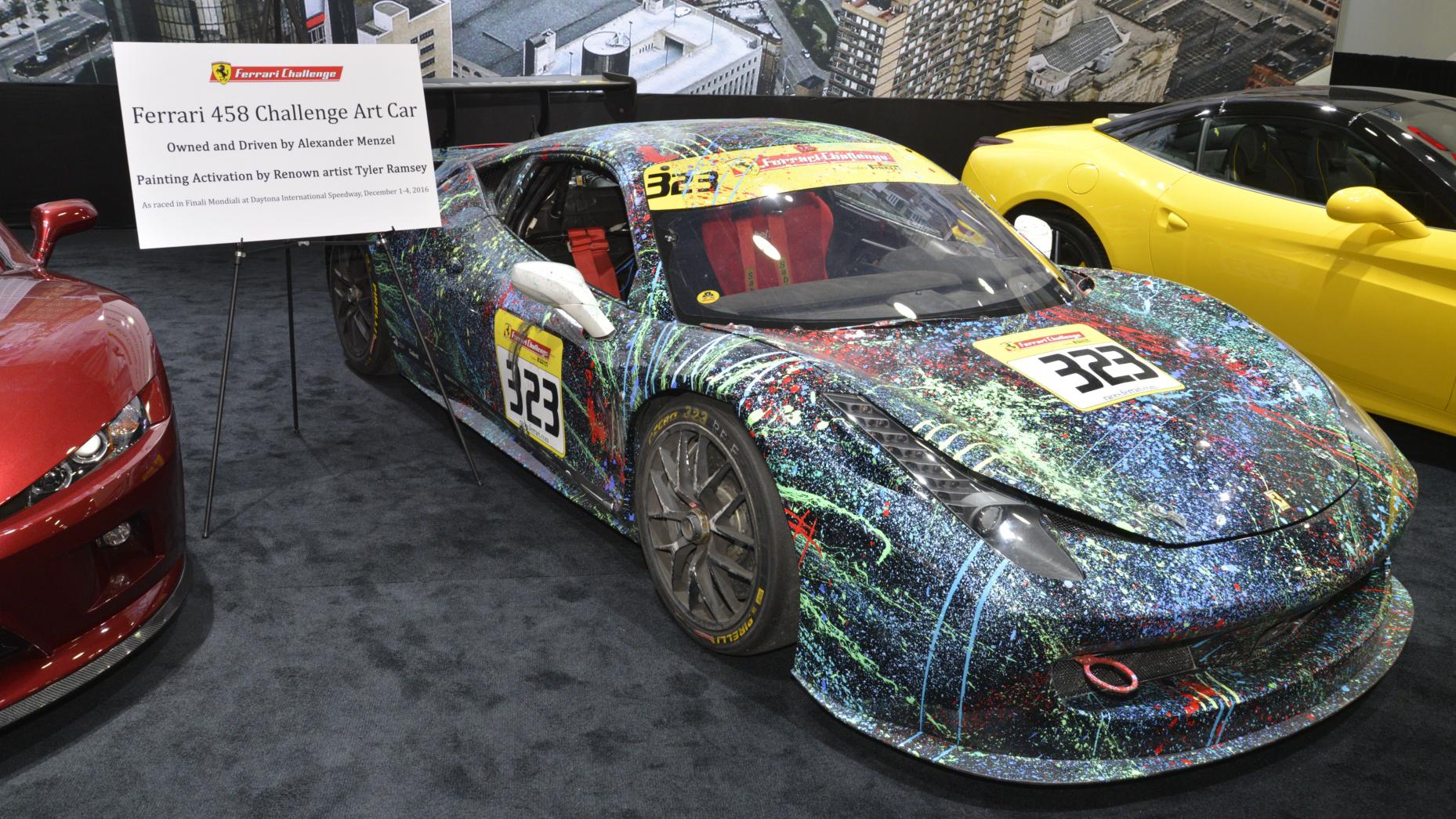 ferarri 458 challenge autoshow van detroit