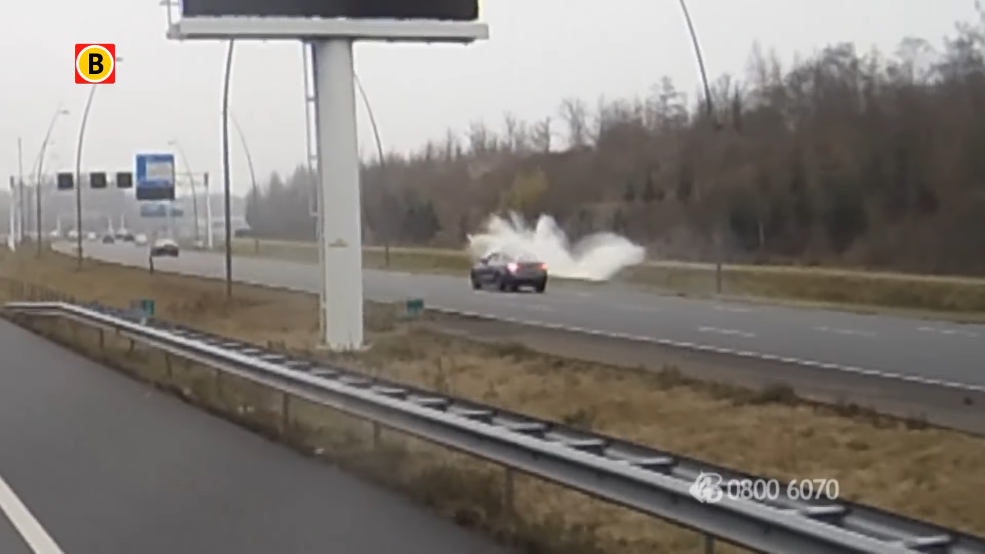 straf van a8-bestuurder