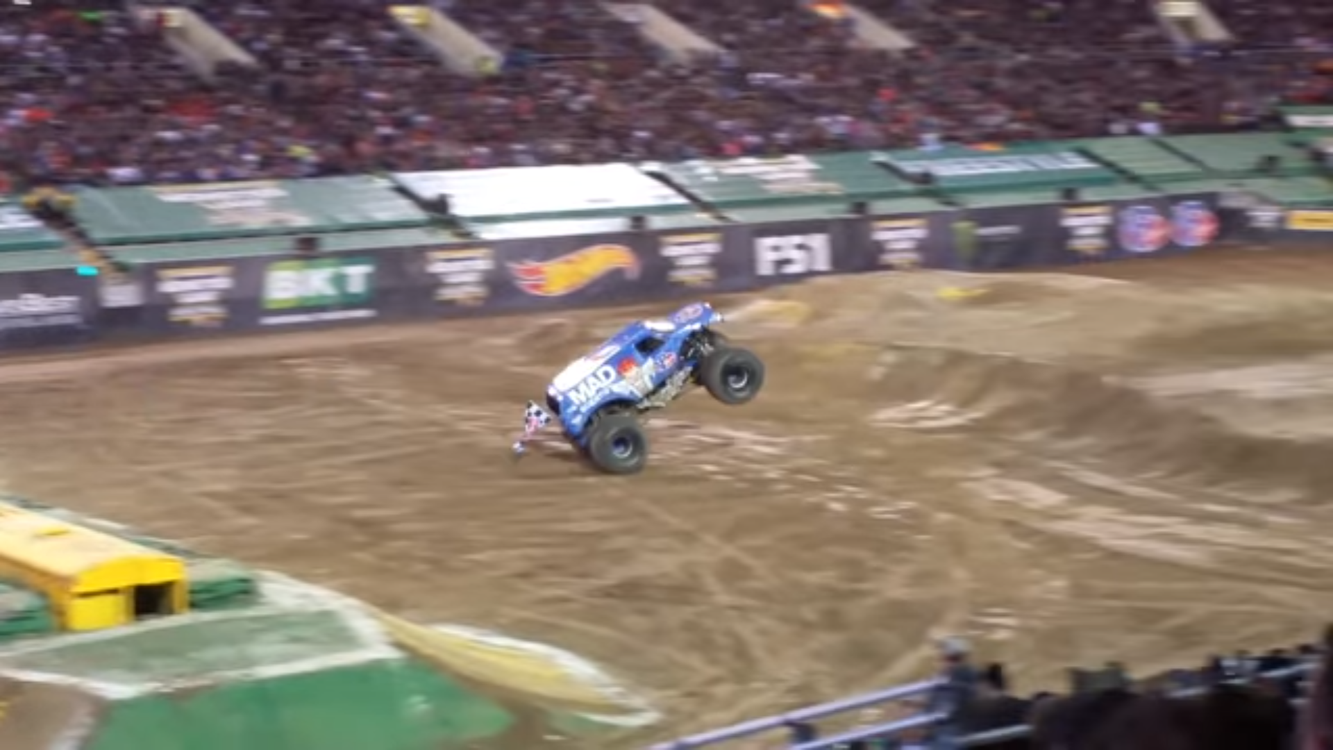 Mad Scientist monster jam front flip