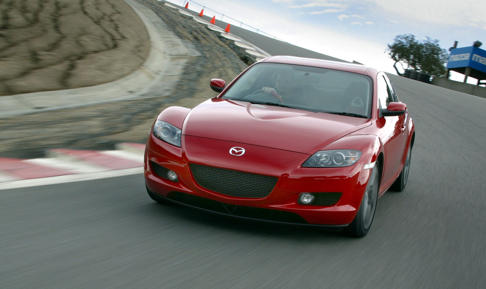 mazda rx-8 rood