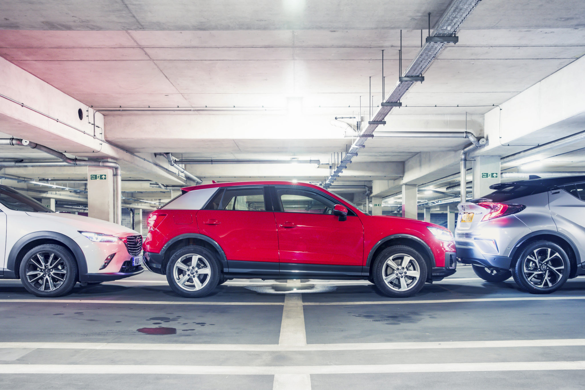 Mini-SUV's Q2 vs C-HR vs CX-3