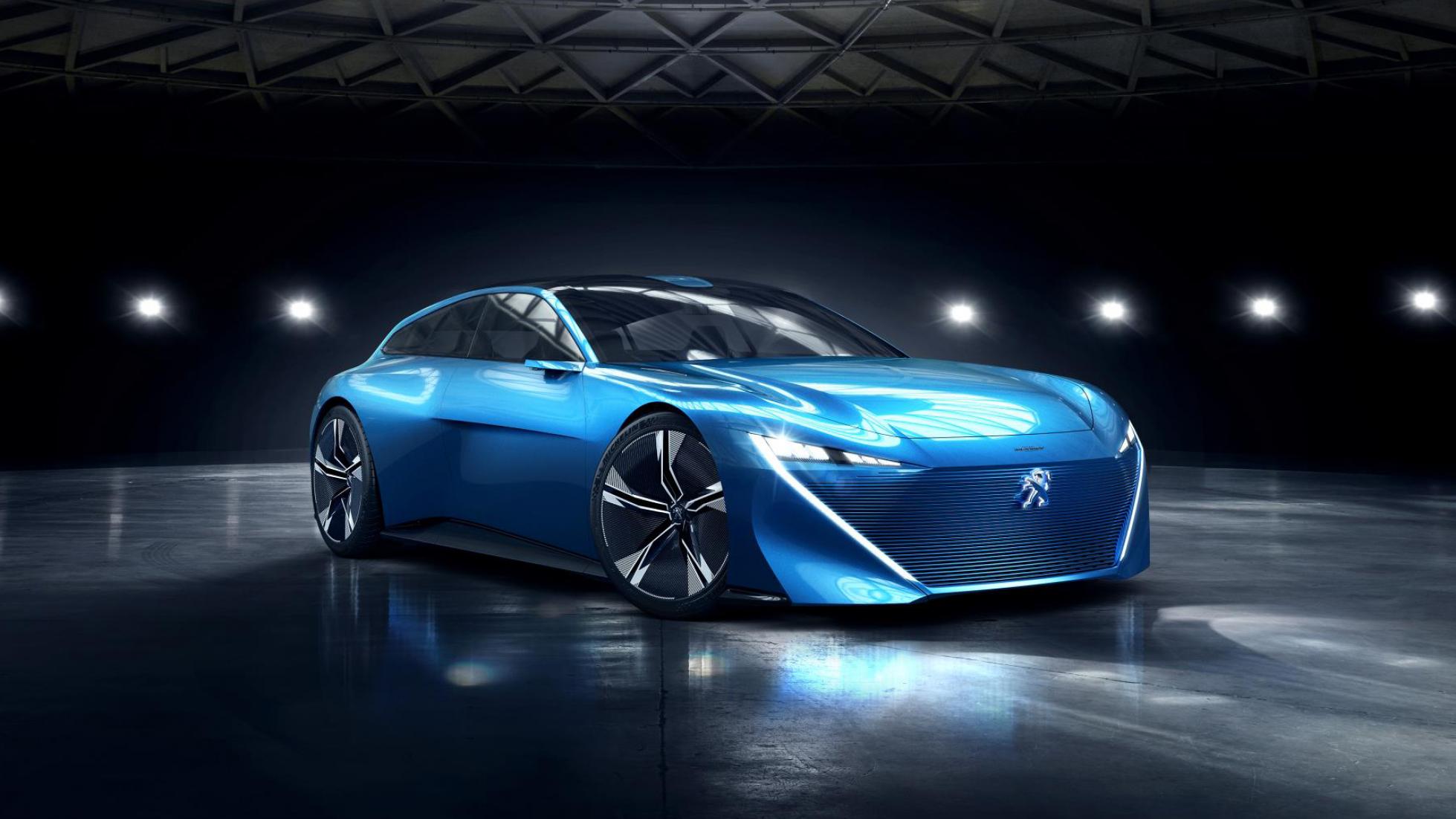 peugeot instinct concept auto zelfrijdende auto 2017