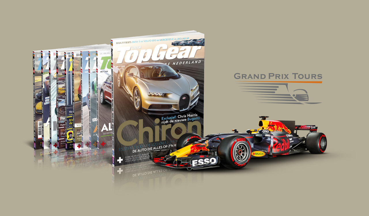 TopGear-abonnement met kans op F1-weekend Monza