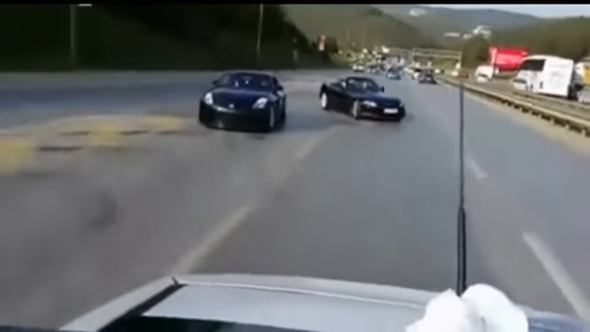 Driften op de snelweg