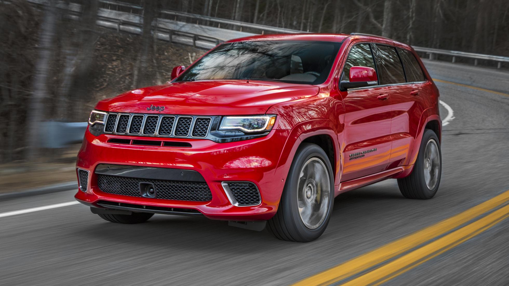 Jeep Grand Cherokee Trackhawk 2017 rood