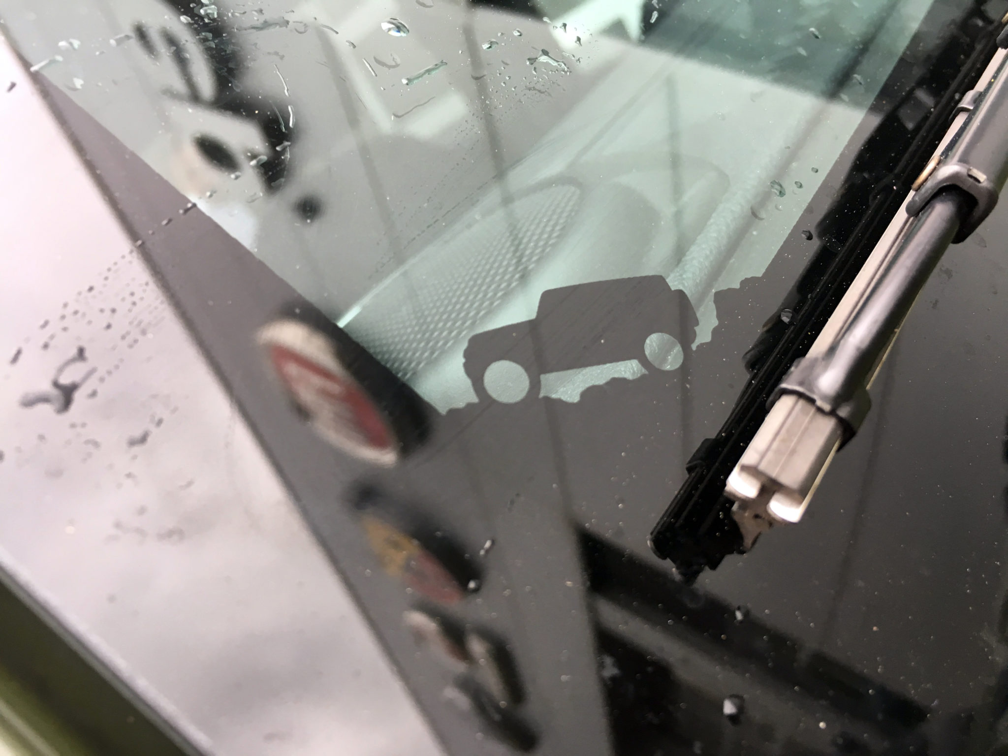 Jeep Wrangler voorruit