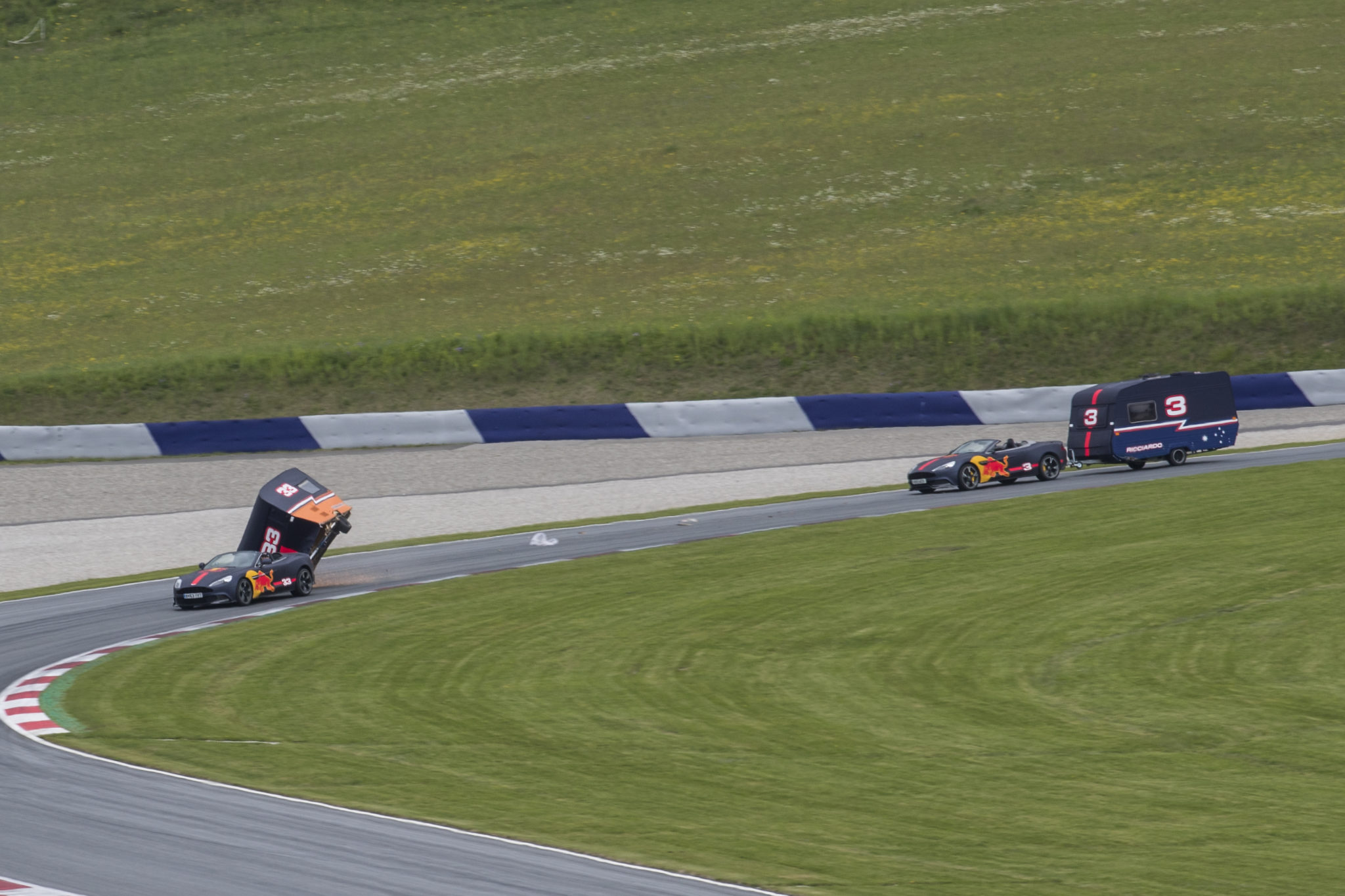 Caravanracen met Max Verstappen