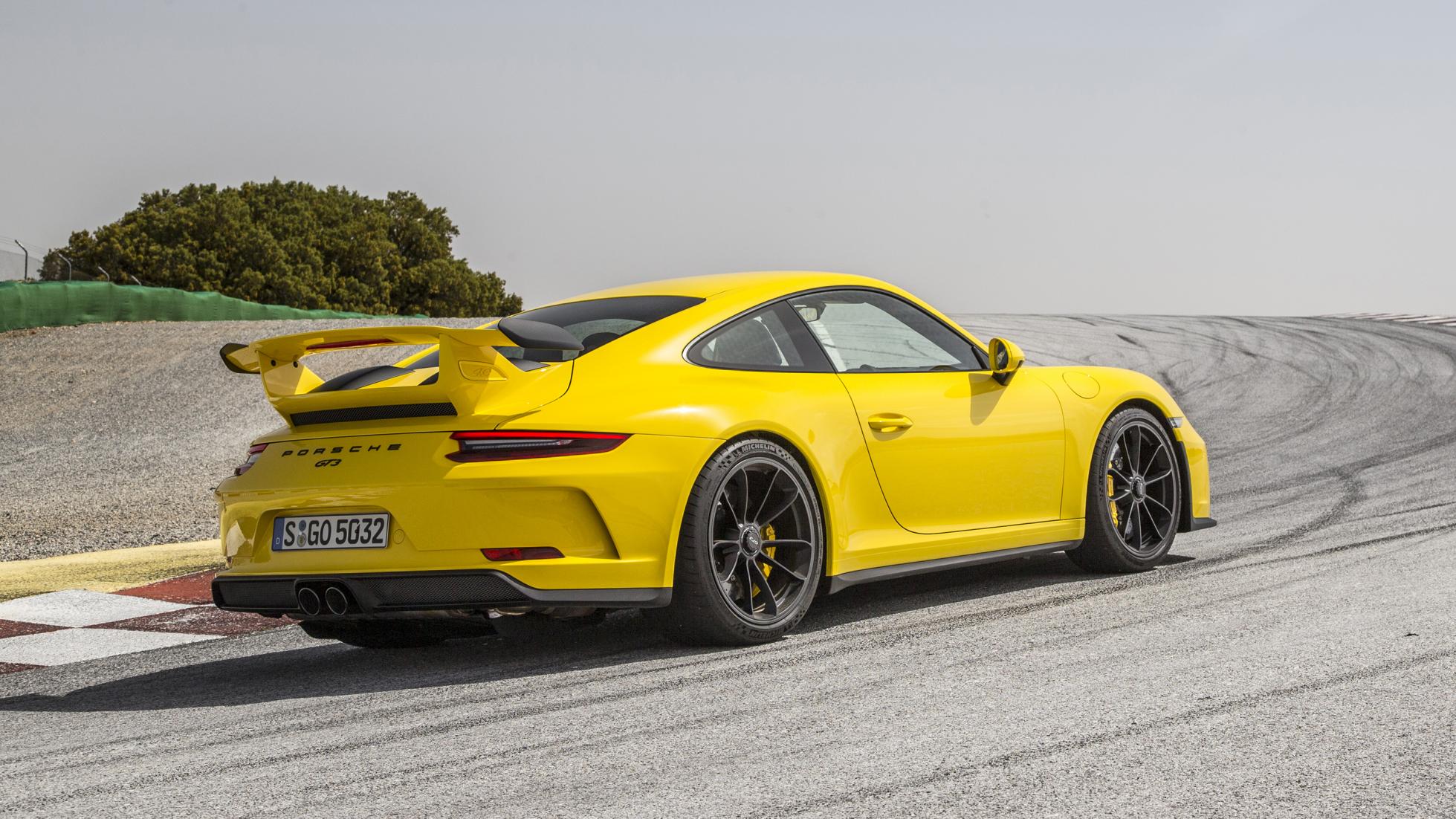Porsche 911 GT3 met handbak