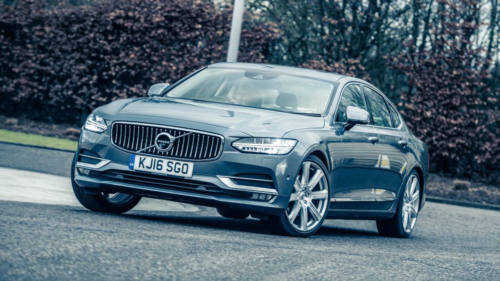 BMW 5-serie vs Volvo S90 vs Mercedes E-klasse vs Jaguar XF