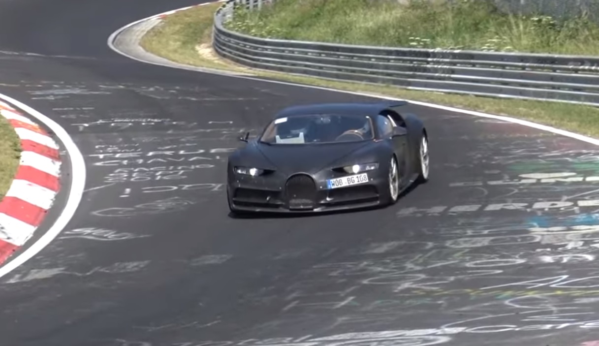 Bugatti Chiron op de Nürburgring
