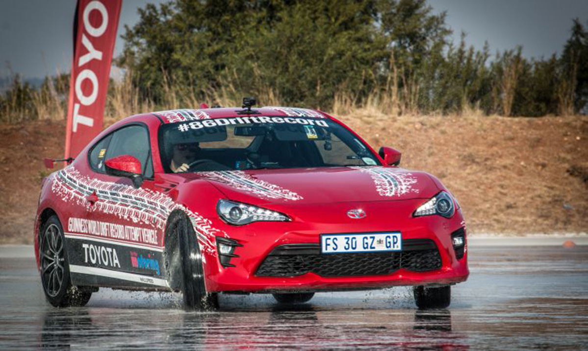 Wereldrecord voor de langste drift