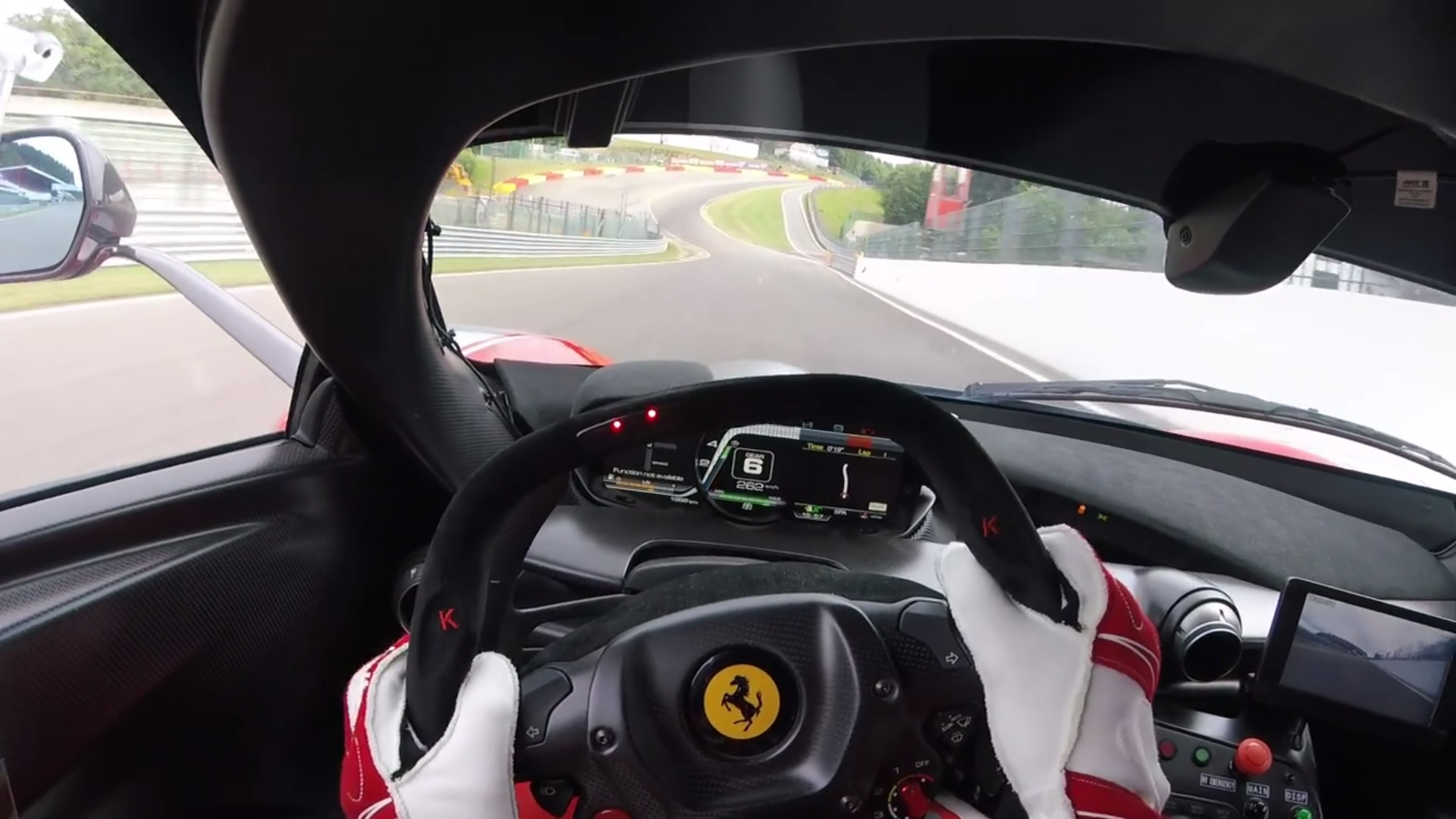 Ferrari FXXK op Spa-Francorchamps