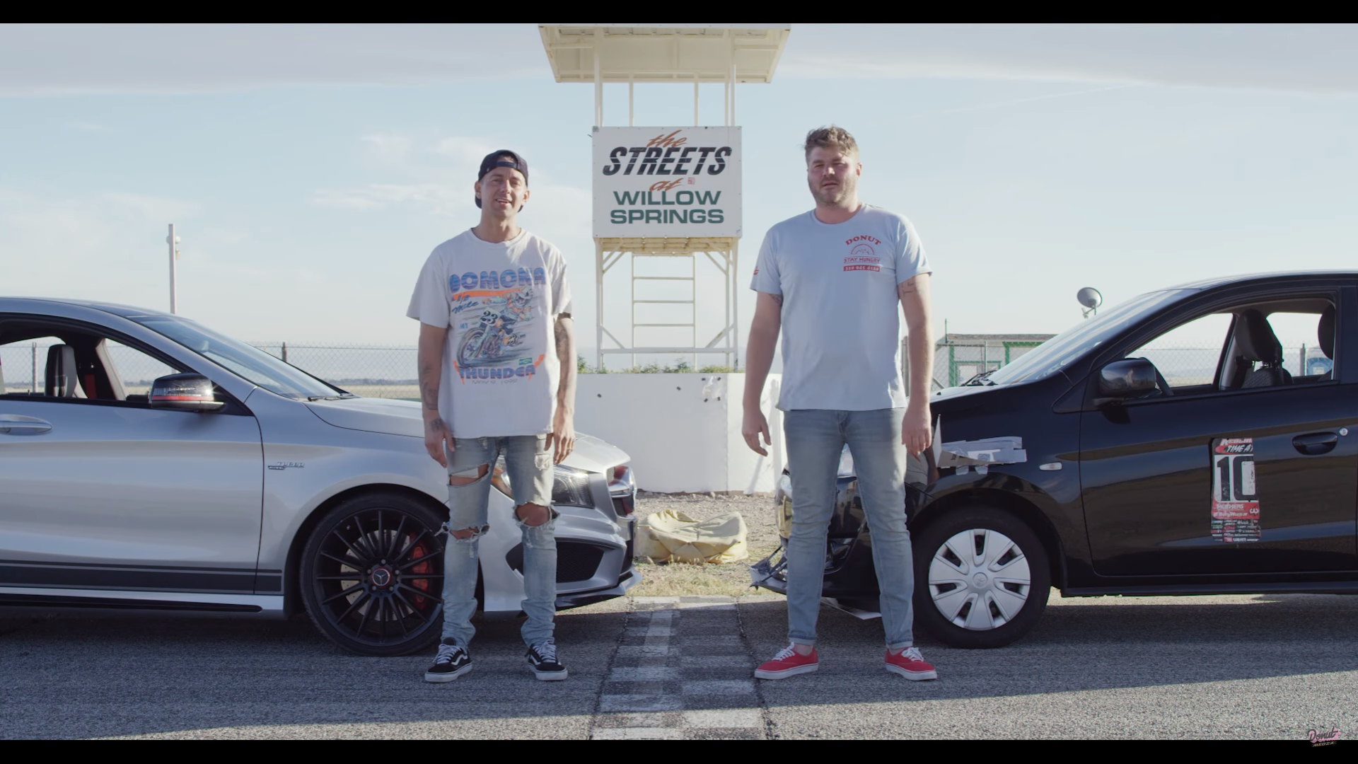 Snelle coureur of een snelle auto
