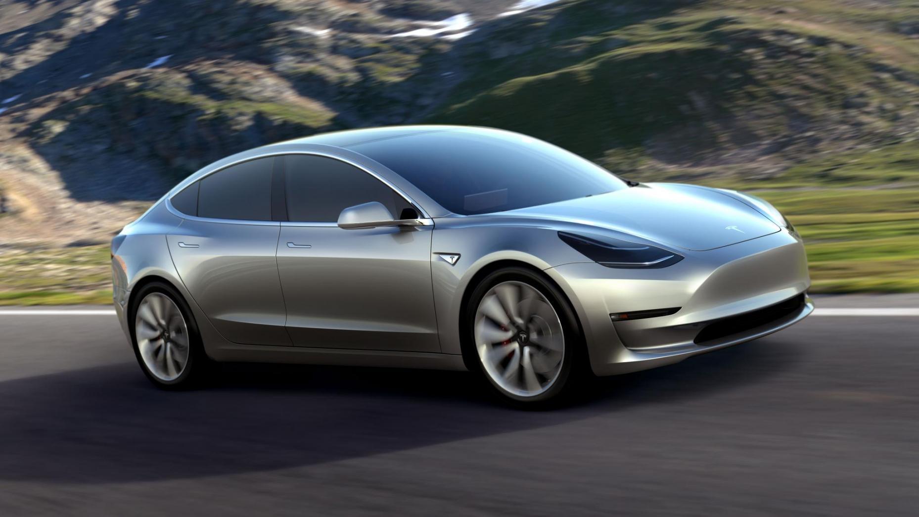 Lancering van de nieuwe Tesla Model 3