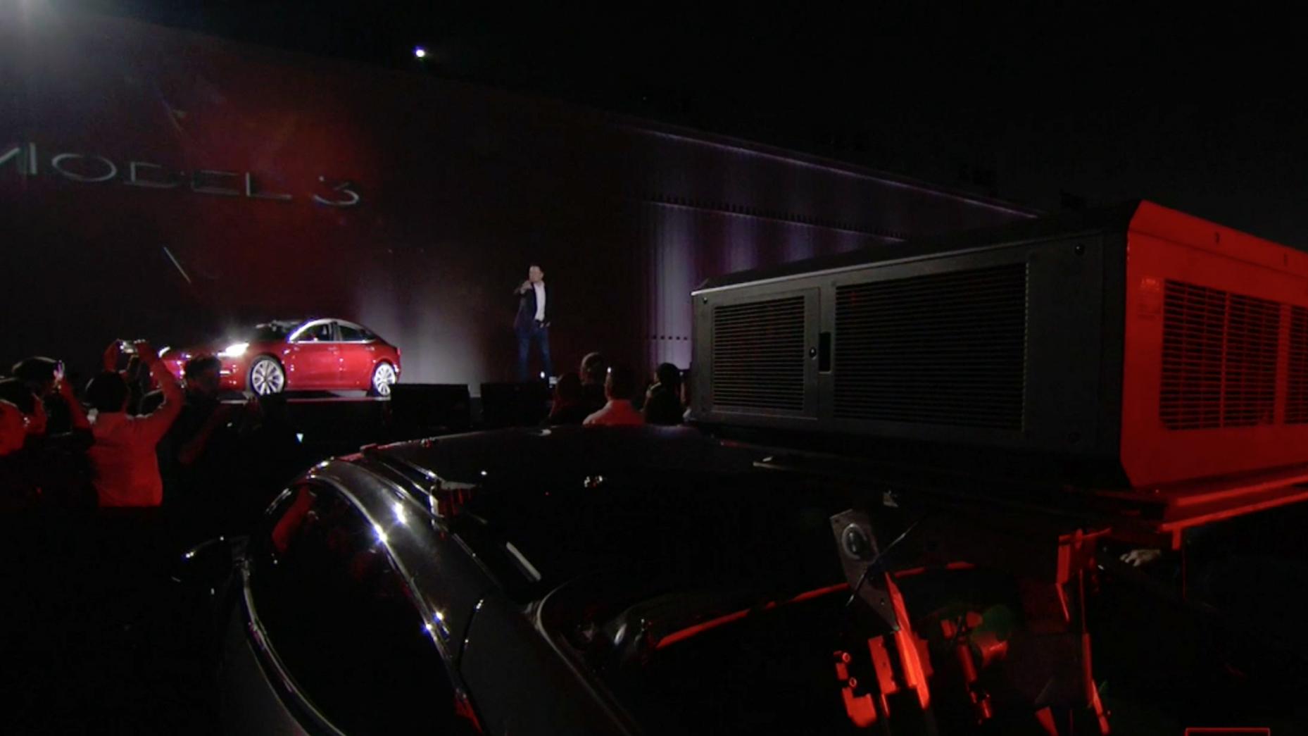 Lancering van de nieuwe Tesla Model 3
