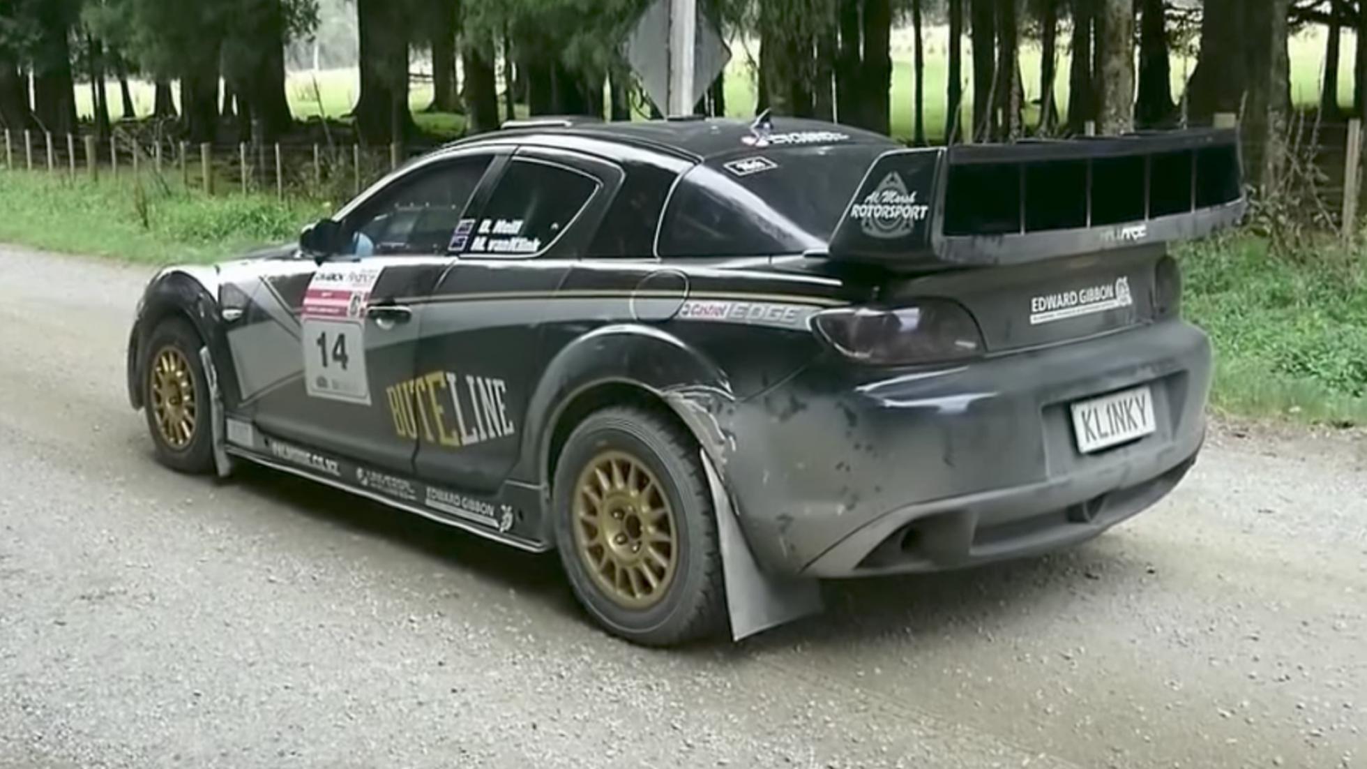 Mazda RX-8 rallyauto