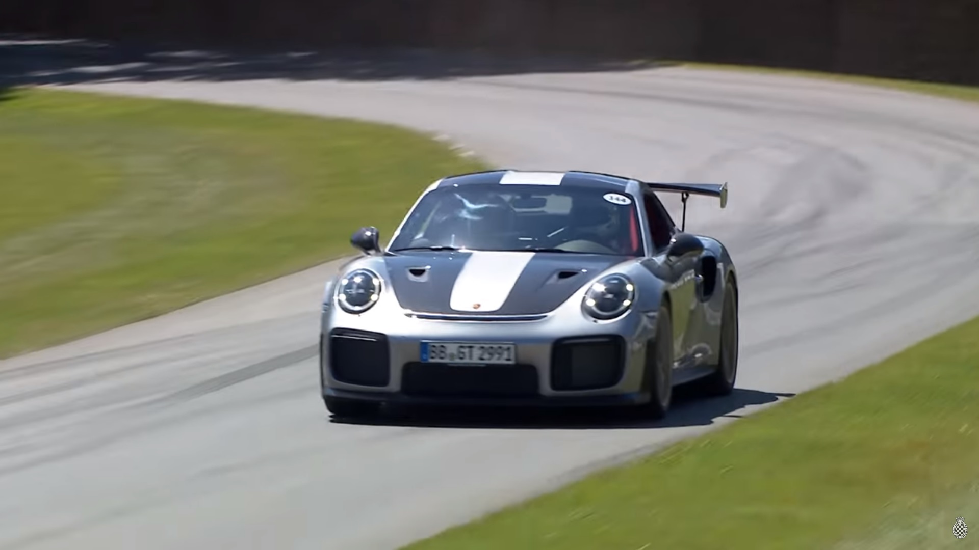 Porsche 911 GT2 RS in actie