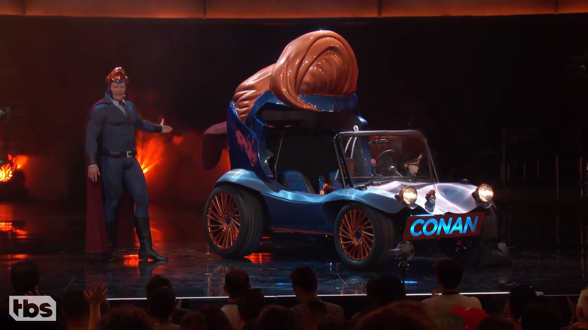 superheldenauto van Conan O'Brien