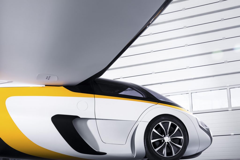 Vliegende auto van Aeromobil