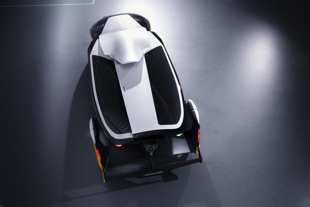 Vliegende auto van Aeromobil
