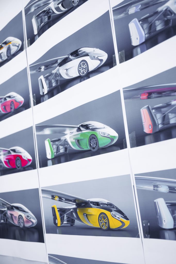 Vliegende auto van Aeromobil