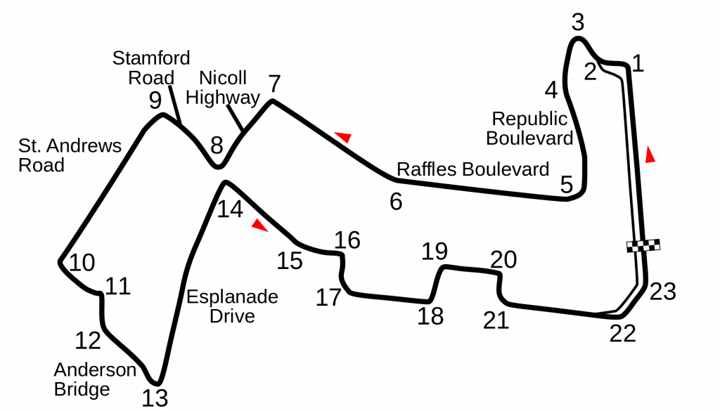Voorbeschouwing van de GP van Singapore 2017