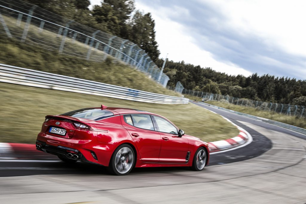 Kia Stinger op de Nürburgring