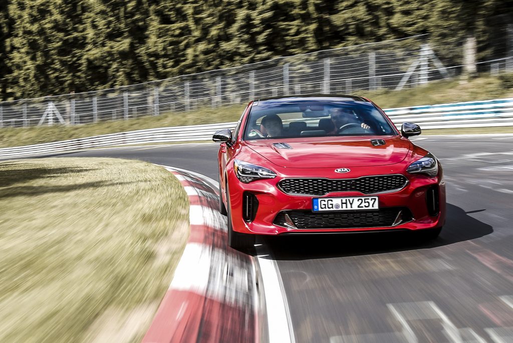 Kia Stinger op de Nürburgring