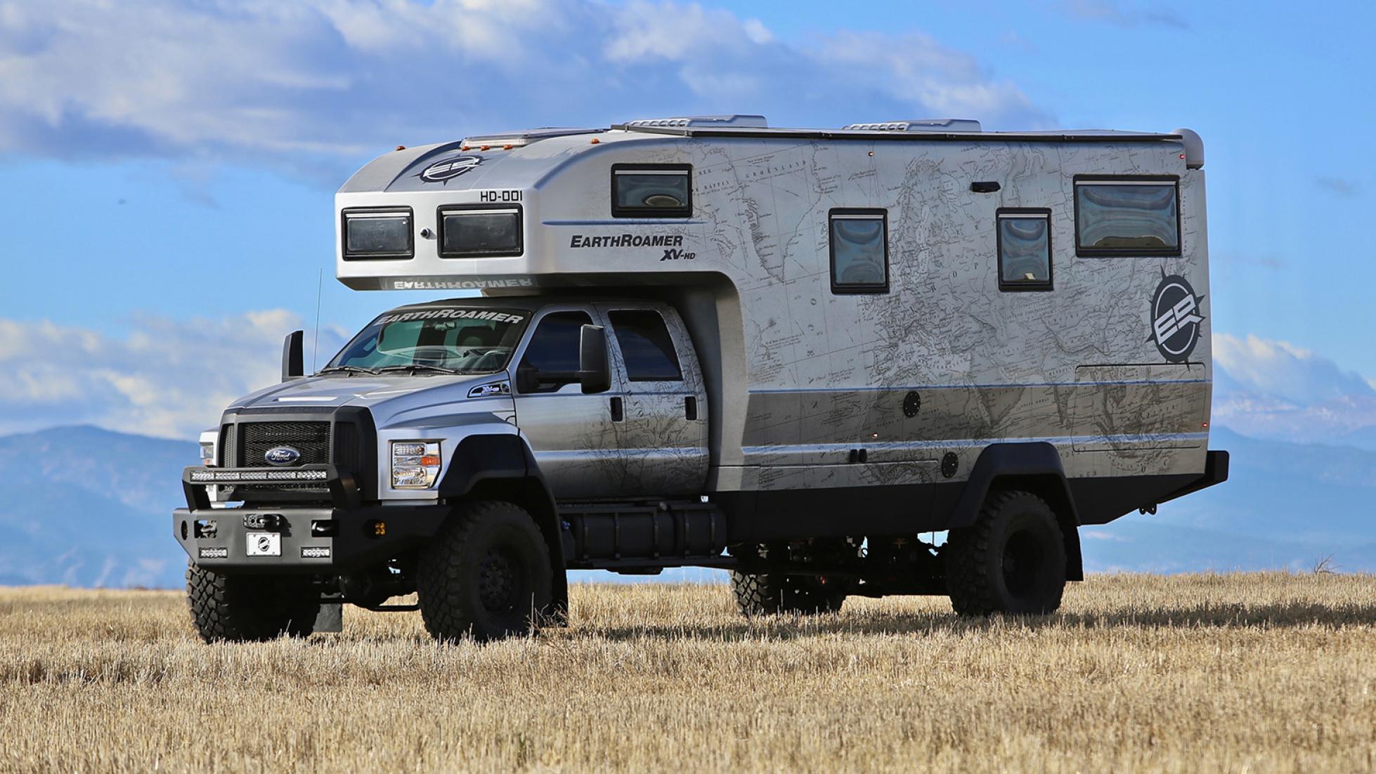 Earthroamer XV-HD supercamper van 1,5 miljoen dollar