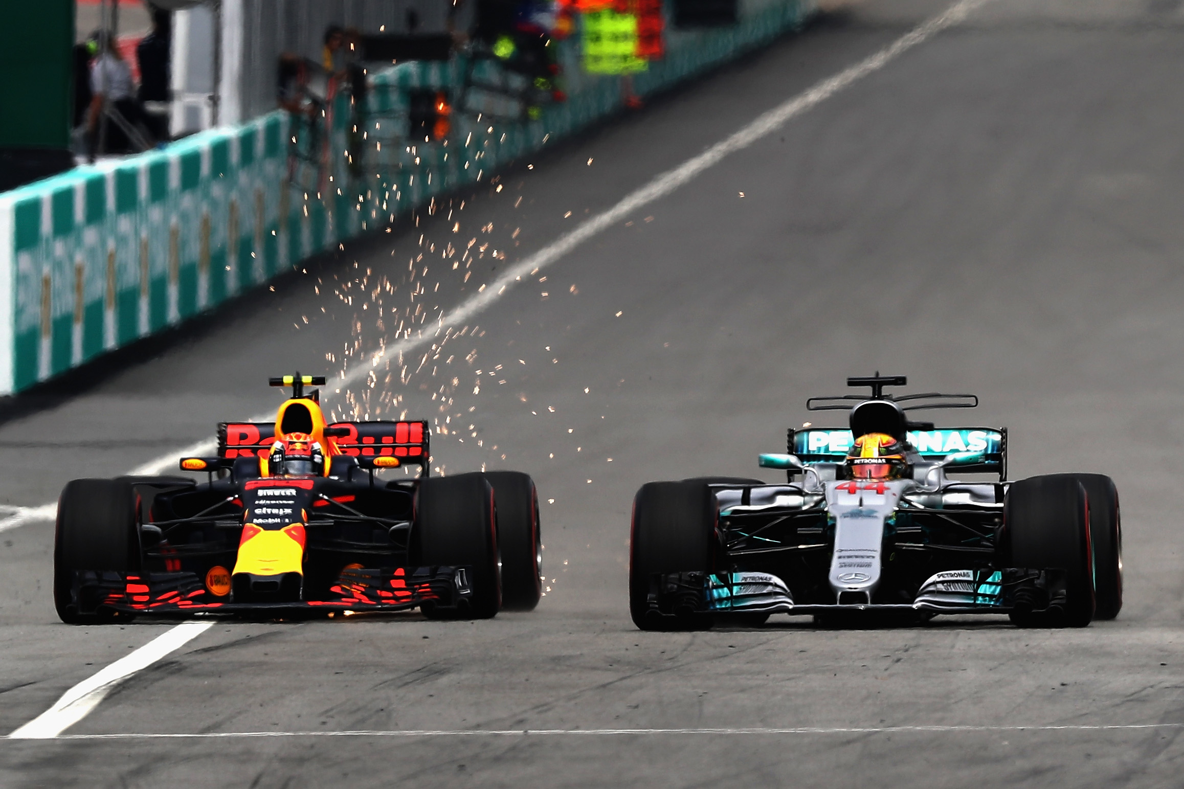 Verstappen de leiding van de GP van Maleisië