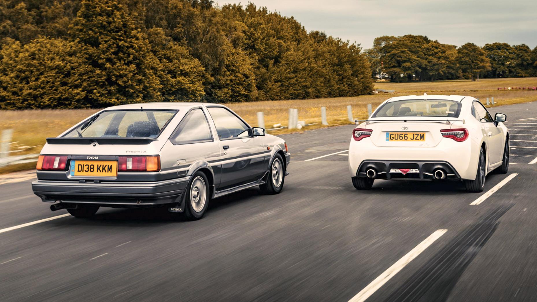 Toyota AE86 1983 Toyota GT86 2018