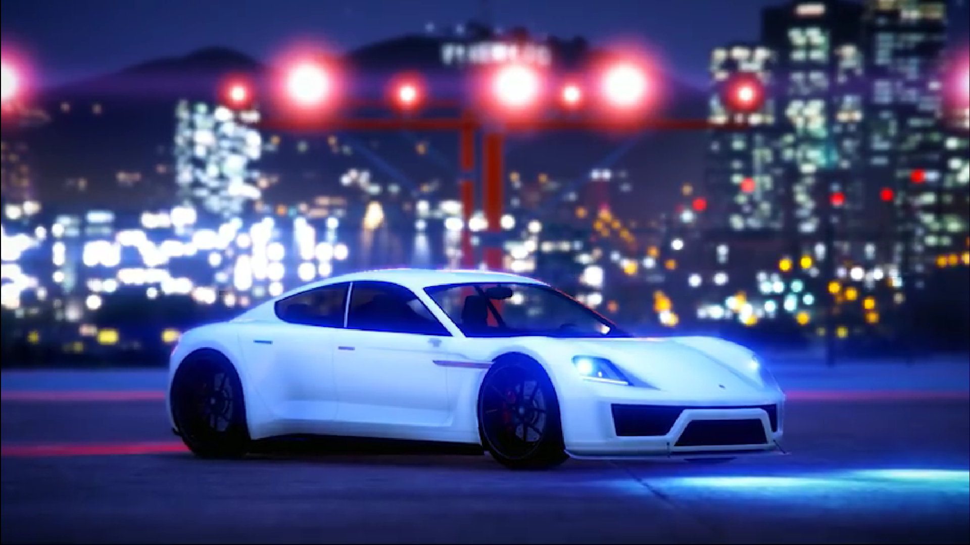 Pfister Neon Porsche Mission E GTA