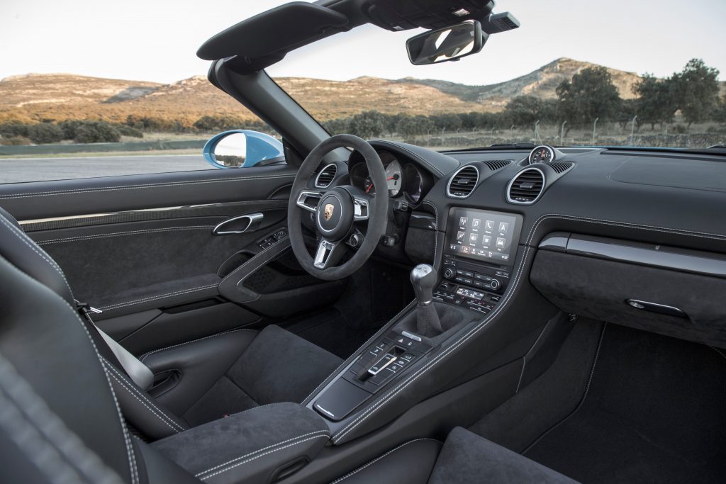 Porsche 718 Boxster GTS interieur (2018)