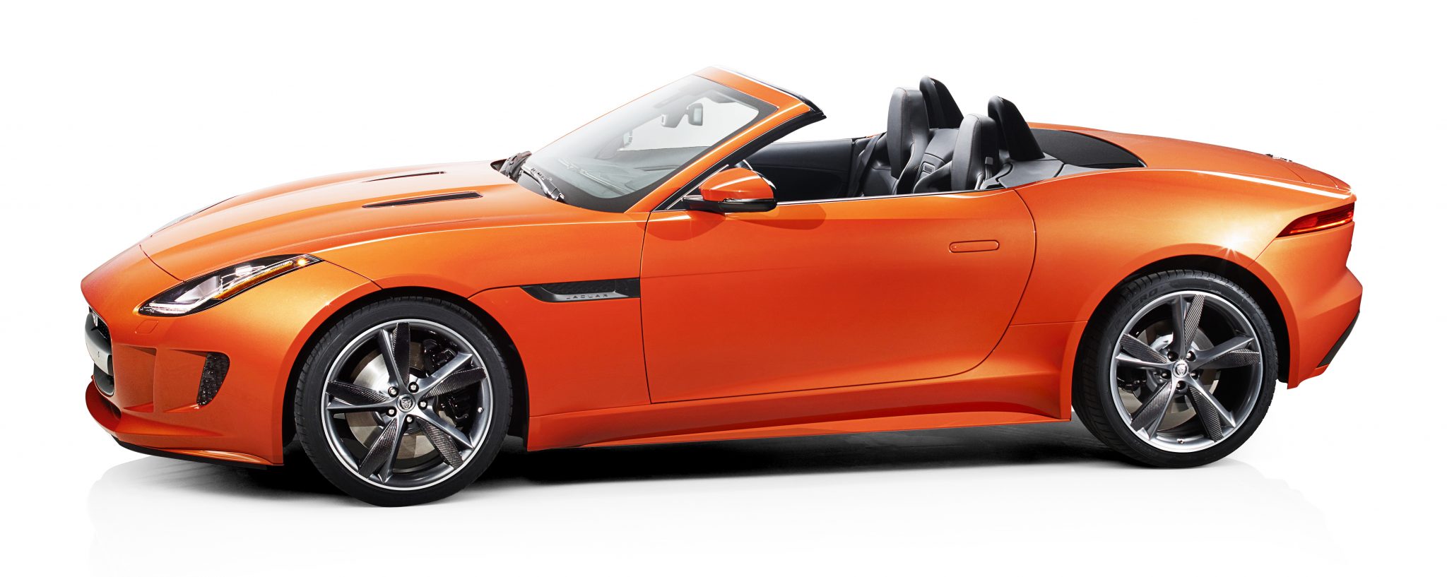 Jaguar F-type oranje