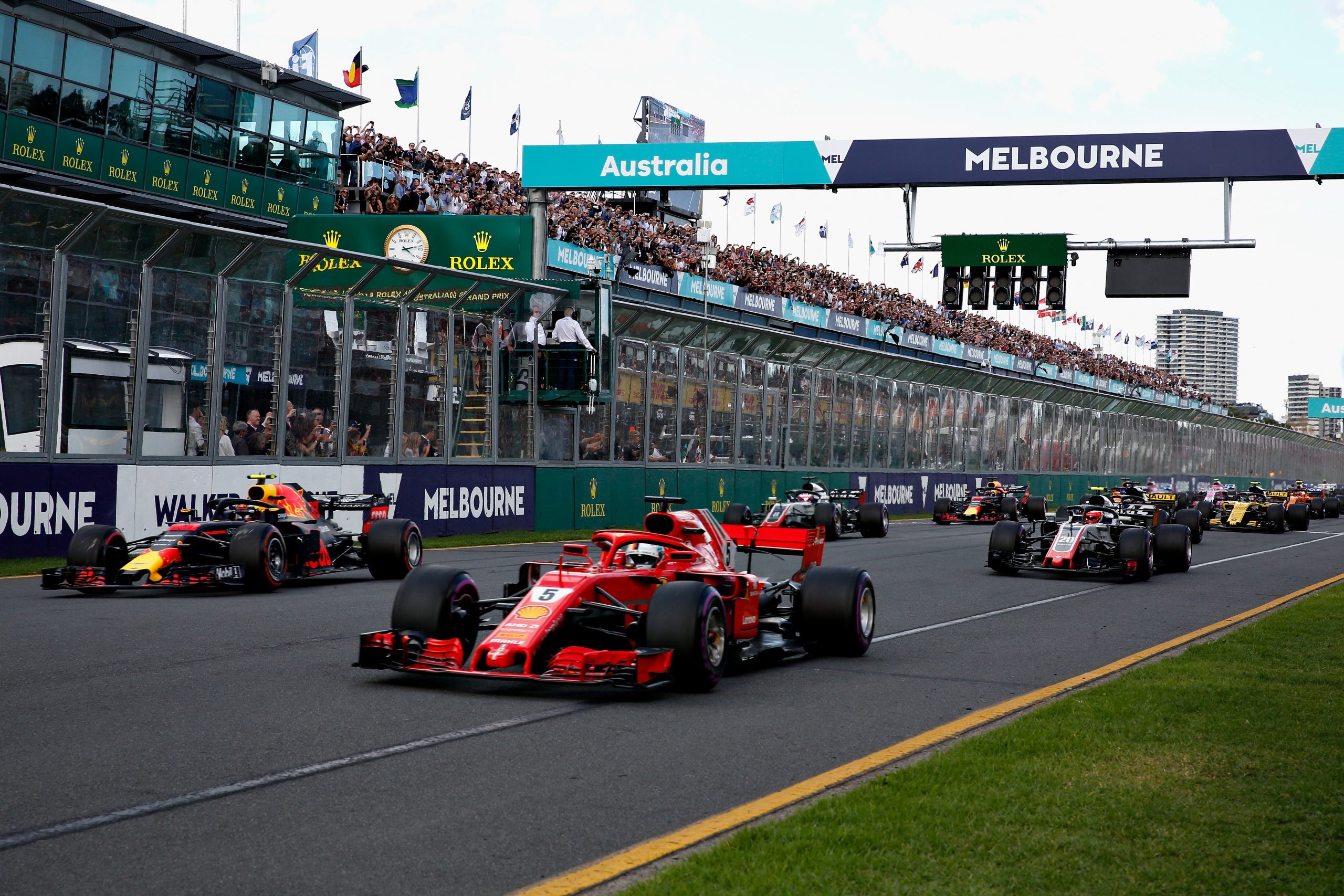 Eerste F1-race van 2018