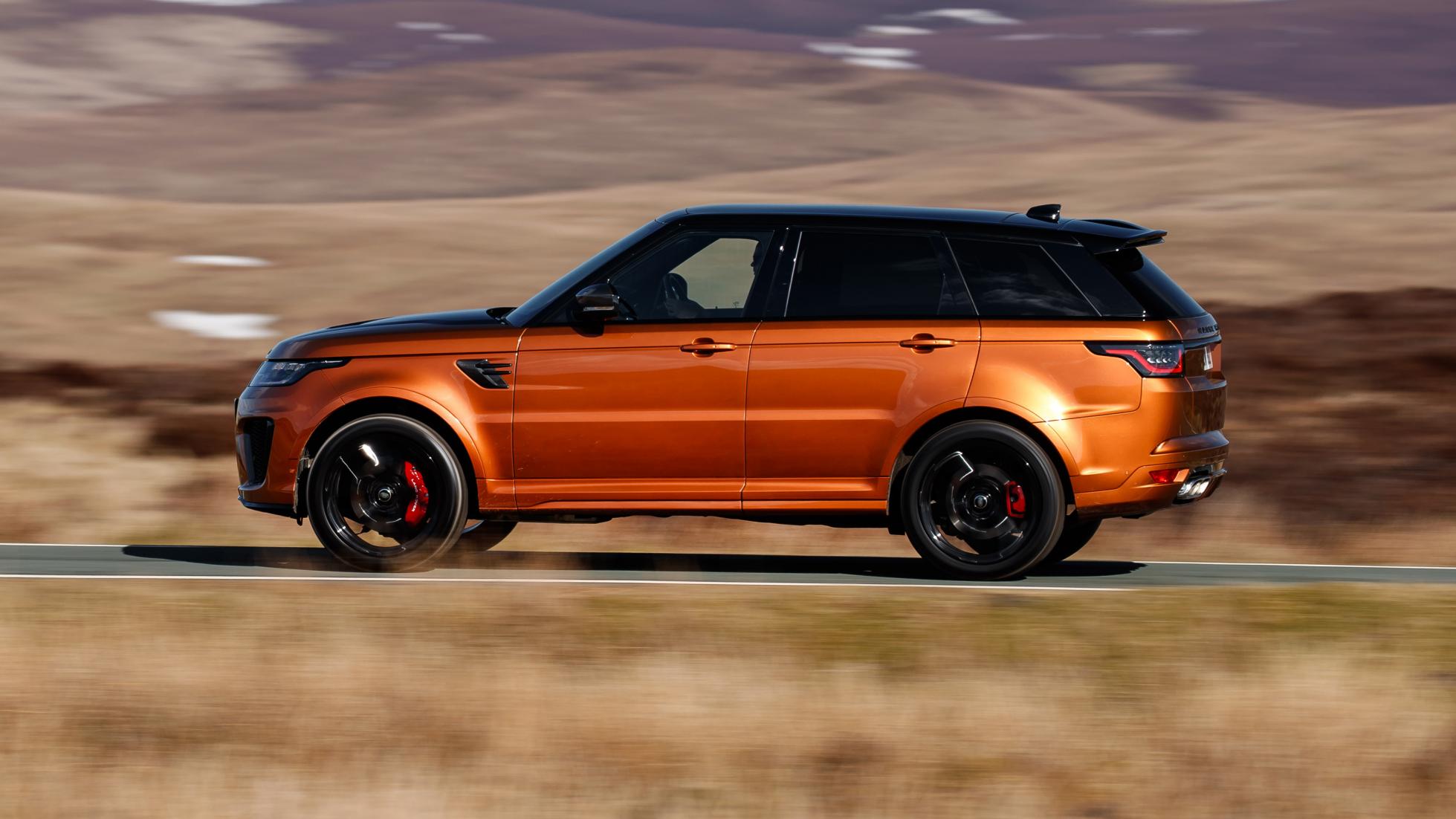 Land Rover Range Rover Sport SVR zijkant