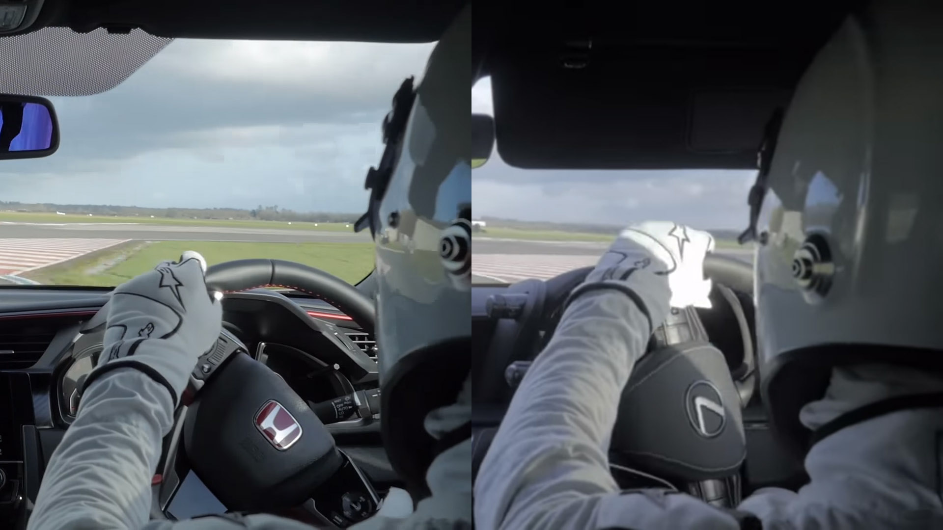 The Stig in de Honda Civic Type R en Lexus LC 500