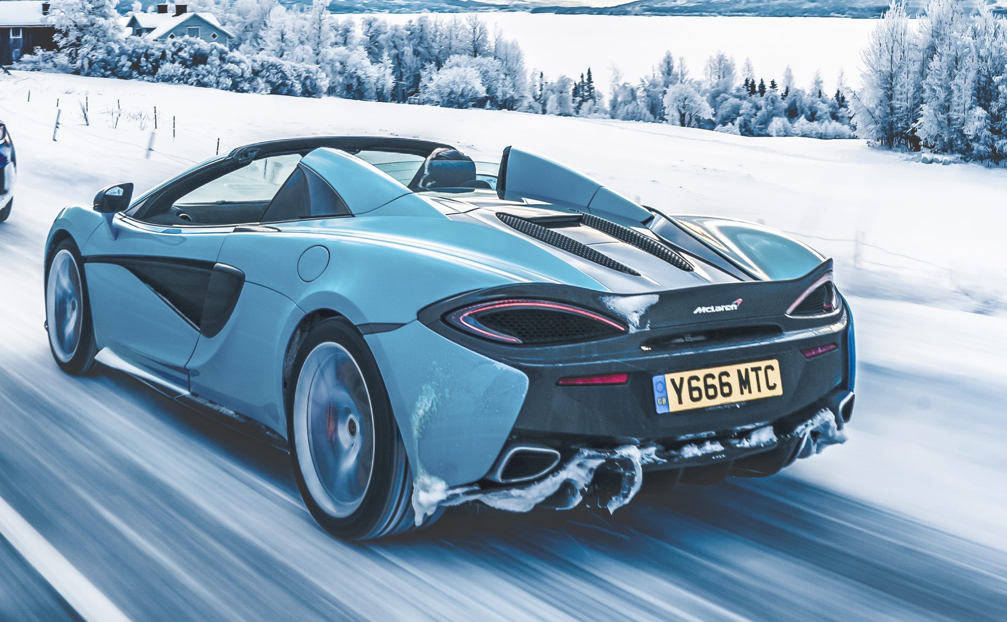 Mclaren 570 s Sneeuwpret