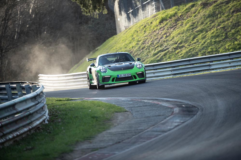 Porsche 911 GT3 RS op de Nurburgring