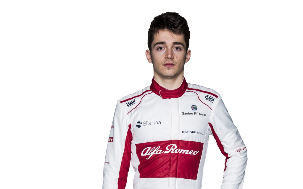 aanstormende F1-sterren Charles Leclerc