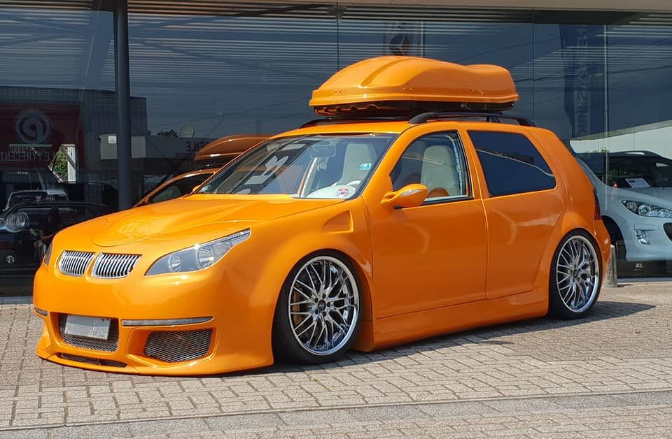 Volkswagen Golf 4 Oranje Tuning