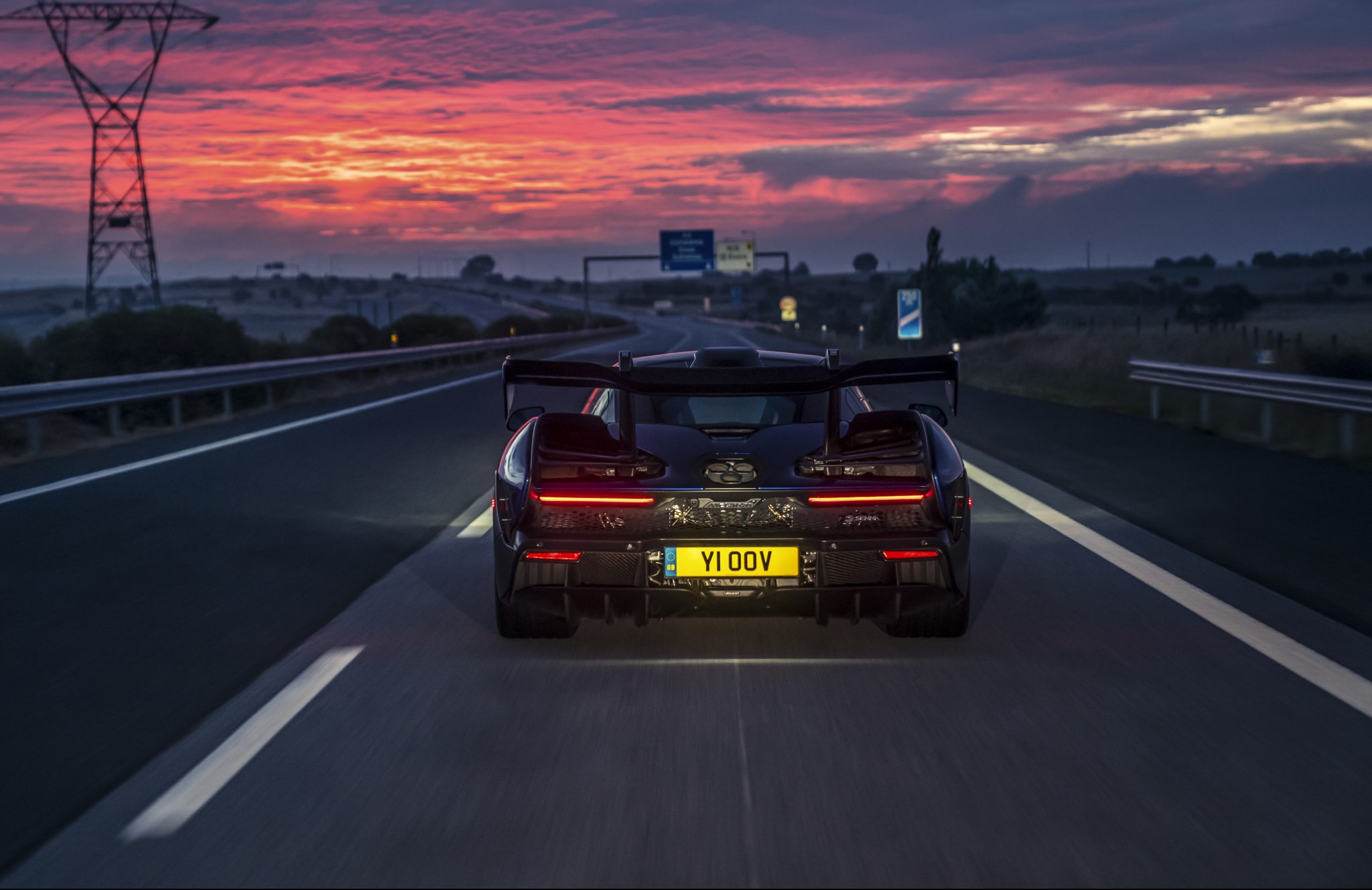 mclaren senna donker nacht