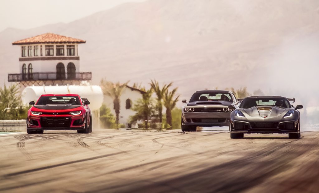 Chevrolet Camaro ZL1 1LE Dodge Challenger SRT Demon Chevrolet Corvette ZR1